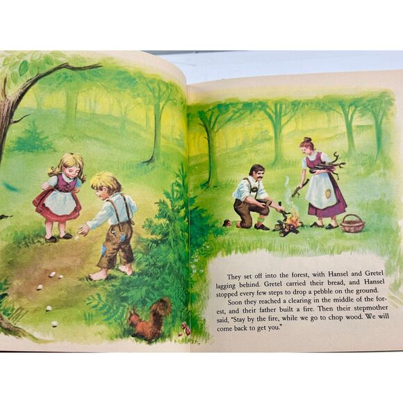 Vntg Hansel and Gretel Book & Record Barbara Shook Hazen 1970 Nostalgia Children - Picture 5 of 11